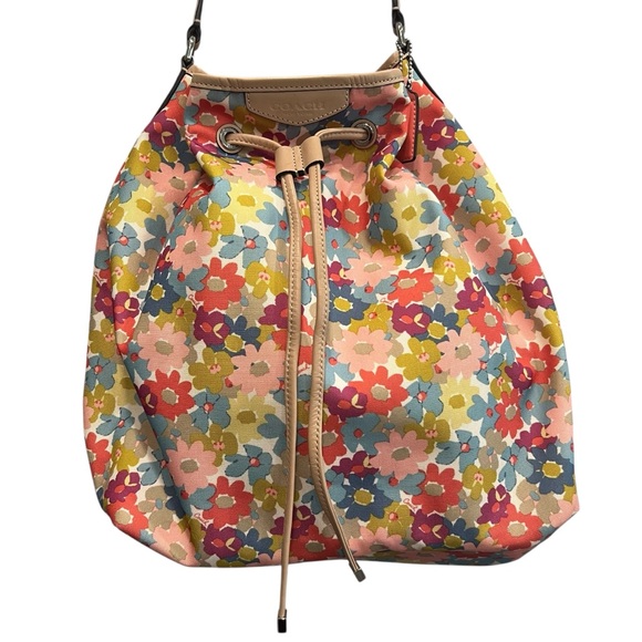 Coach Floral Multicolor Shoulder Bag - Picture 3 of 13